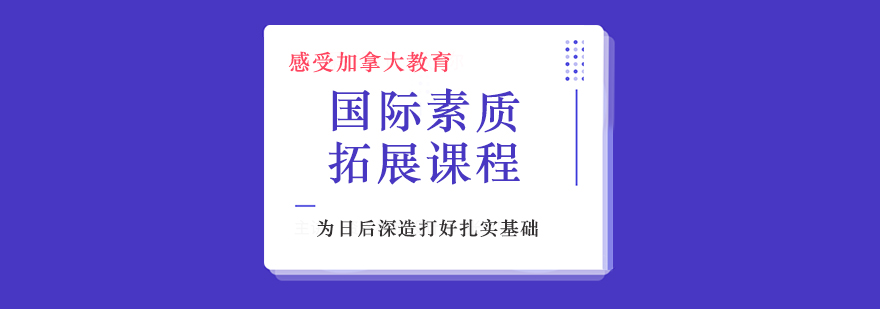 国际素质拓展课程