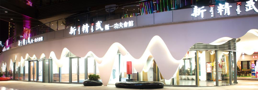 青少年武术训练场景