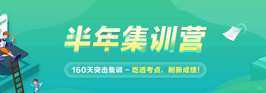 考研集训课程体系