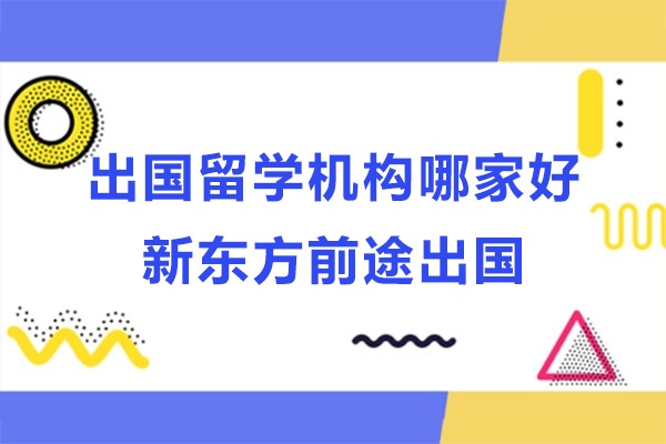 上海出国留学机构哪家好-来新东方前途出国