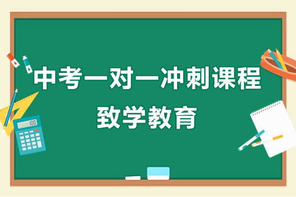 上海中考一对一冲刺课程-致学教育
