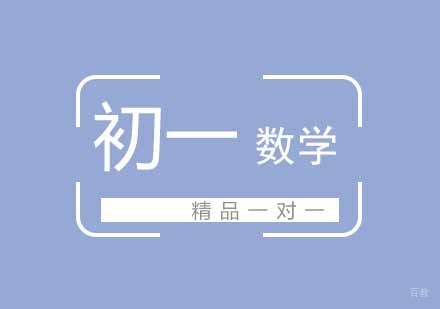 武汉初一数学精品一对一
