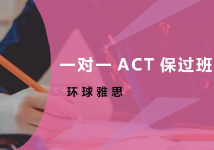 广州ACT一对一ACT班