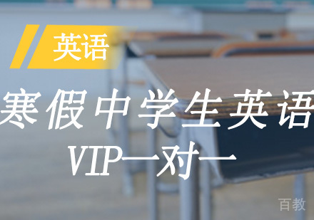 寒假中学生英语VIP一对一