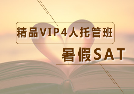 广州暑假SAT精品VIP4人托管班