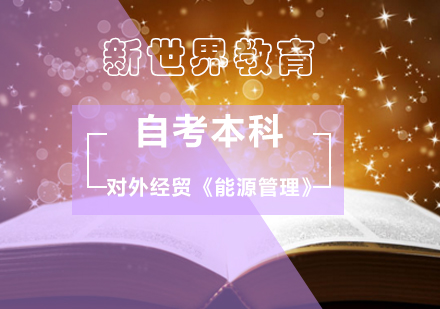 北京对外经贸《能源管理》自考本科