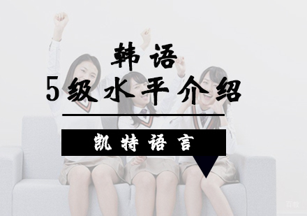 韩语5级水平介绍
