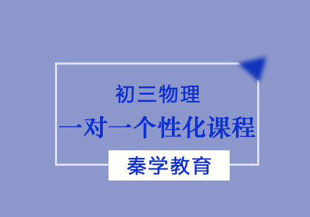 初三物理一对一个性化辅导课程