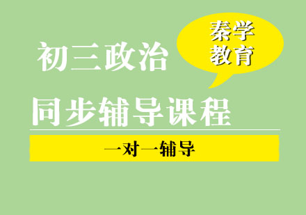 初三政治一对一同步辅导课程