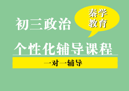 初三政治一对一个性化辅导课程