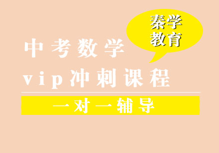 中考数学一对一vip辅导冲刺课程