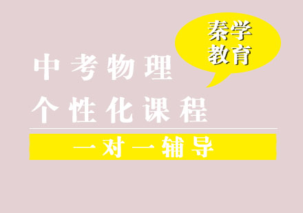 中考物理一对一个性化辅导课程