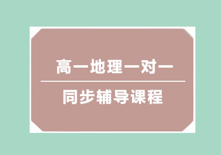 高一地理一对一同步辅导课程