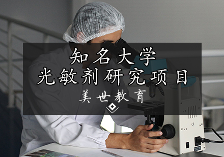 天津背景提升知名大学光敏剂研究项目