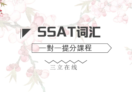 福州SSAT词汇一对一提分课程