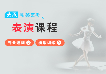 上海表演专业课程