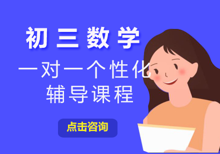 初三数学一对一个性化辅导课程
