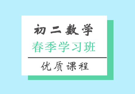 初二数学春季班