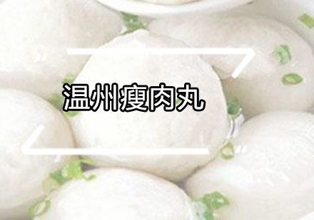 广州温州瘦肉丸培训班