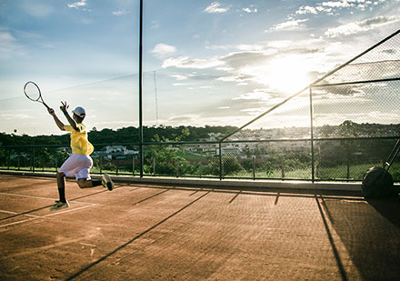 帮助孩子享受网球的乐趣