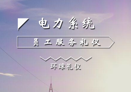 上海服务礼仪电力系统员工服务礼仪培训