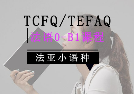 TCFQ/TEFAQ法语0-B1课程