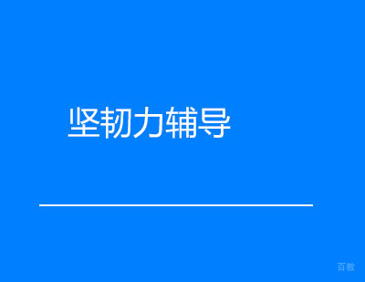 广州坚韧力辅导课程