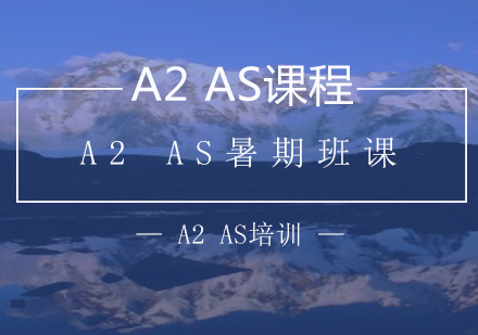南京高中辅导A2AS暑期班课