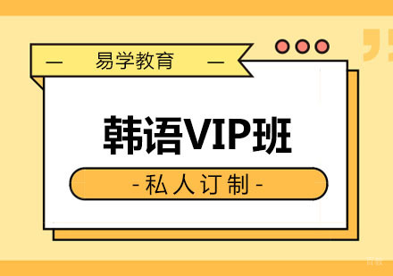 韩语VIP班课程