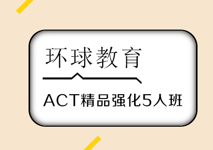 武漢ACT培訓-ACT精品強化5人班