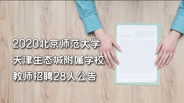 北京师范大学天津生态城附属学校教师招聘28人岗位详情与报考指南