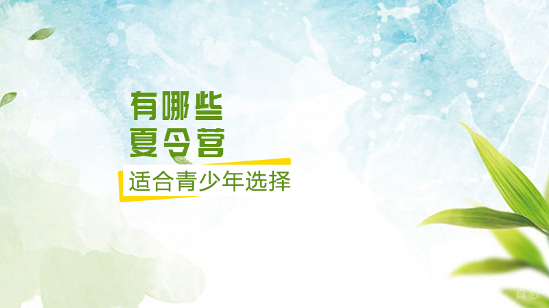 有哪些夏令营适合青少年选择