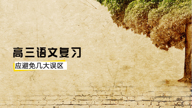 高考倒计时!高三语文复习应避免几大误区