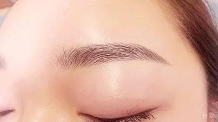 半永久纹眉养护方法