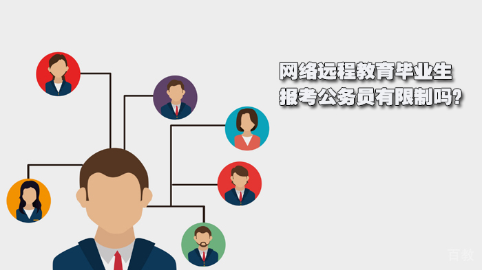网络远程教育毕业生报考公务员有限制吗?