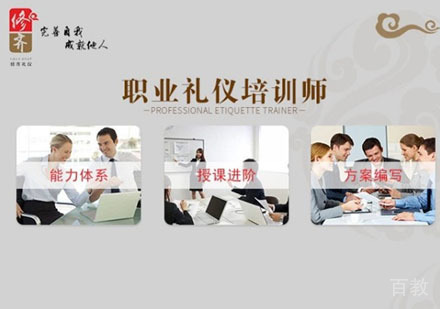 职业礼仪培训师研修班-实战高级礼仪培训师双认证课程