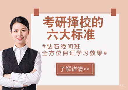 杭州MBA-考研择校的六大标准