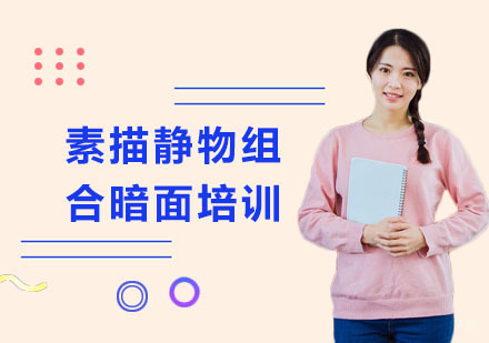上海素描静物组合暗面培训