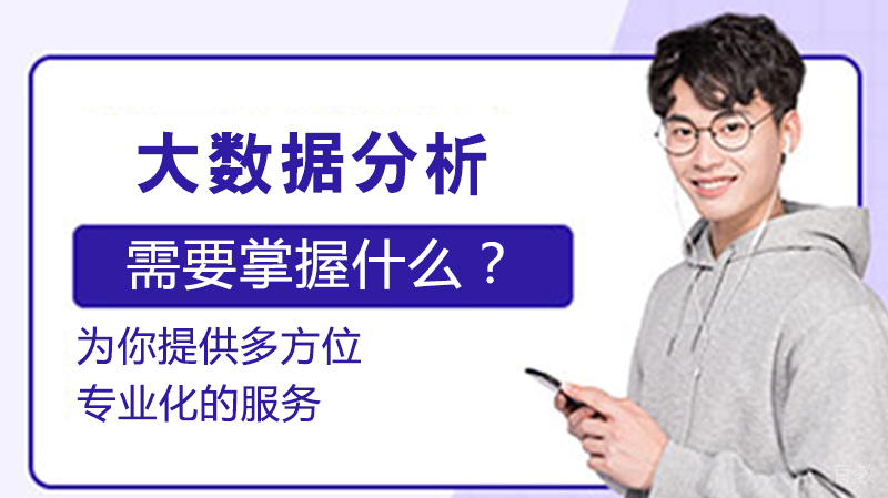 大数据分析需要掌握什么?