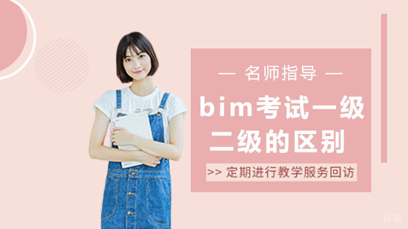 BIM考试一级和二级的区别