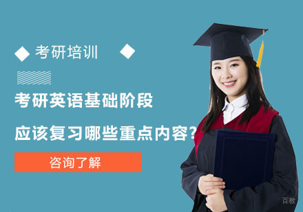 考研英语基础阶段应该复习哪些重点内容?