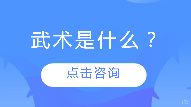 武术是什么?