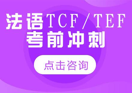 成都法语法语TCF/TEF考前冲刺课程