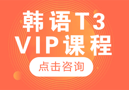 成都韩语韩语T3-VIP课程