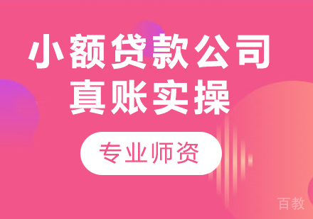 北京小额贷款公司真账实操课程培训