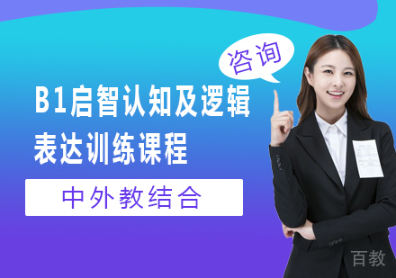 北京B1启智认知及逻辑表达训练课程培训