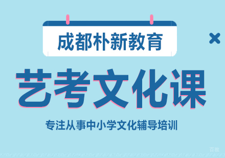 艺考文化课成都朴新教育助你一臂之力