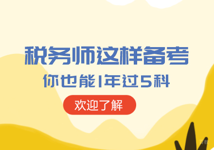 成都税务师-税务师这样备考，你也能1年过5科