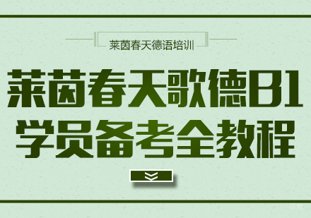 莱茵春天歌德B1学员备考全教程