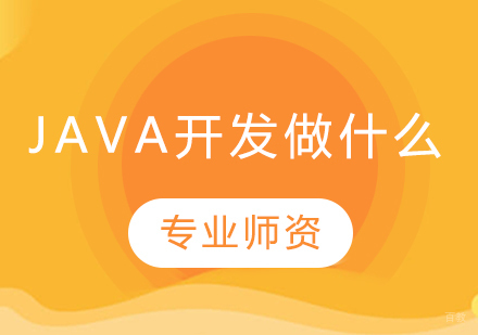 Java开发做什么
